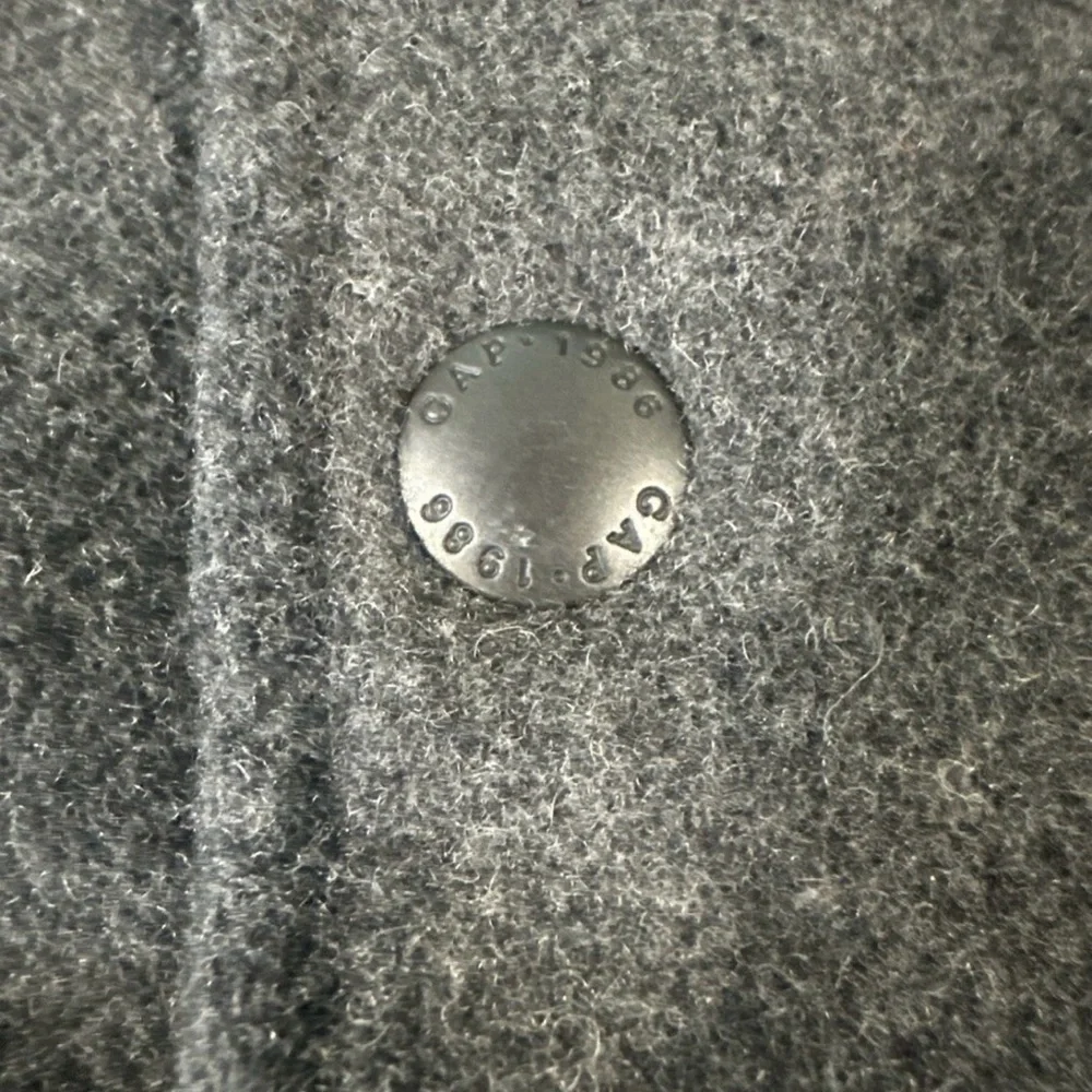 Baby GAP Varsity Gray Wool Jacket Size 5 5T EUC